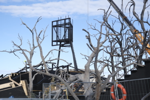 Bühne, Stahlgerüst Mond